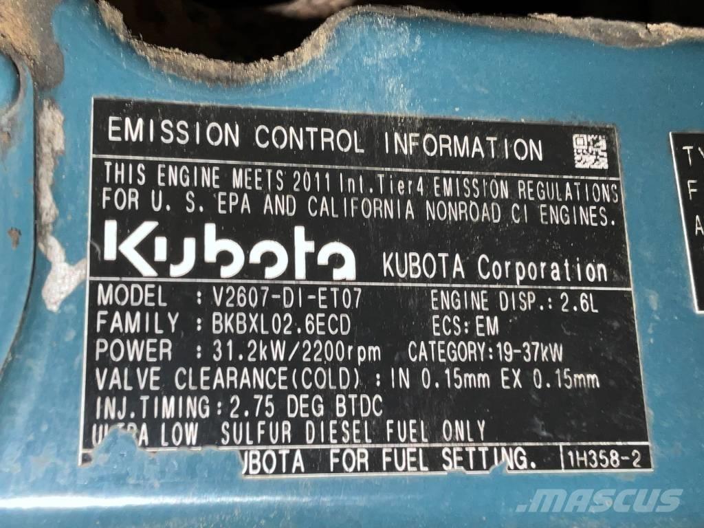 Kubota U 48-4 Mini ekskavatörler, 7 tona dek