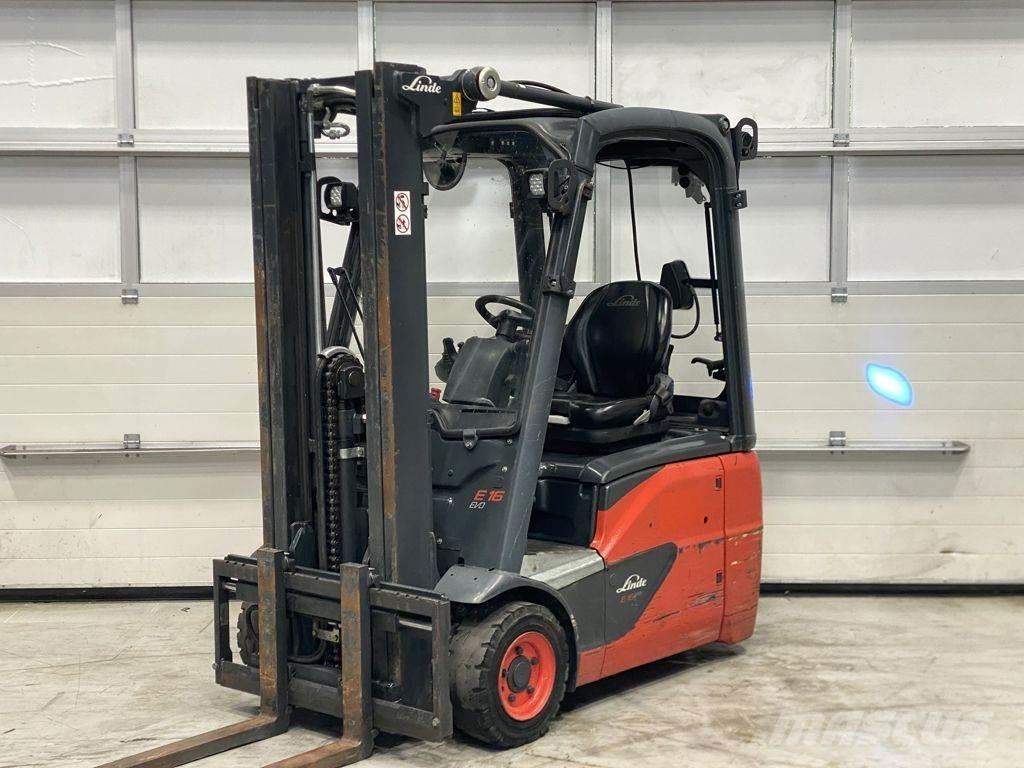 Linde E16C-02 Elektrikli forkliftler