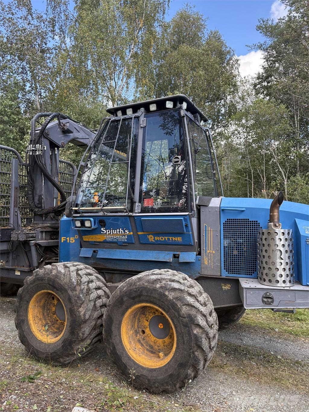 Rottne F15D Tomruk yükleyici traktörler