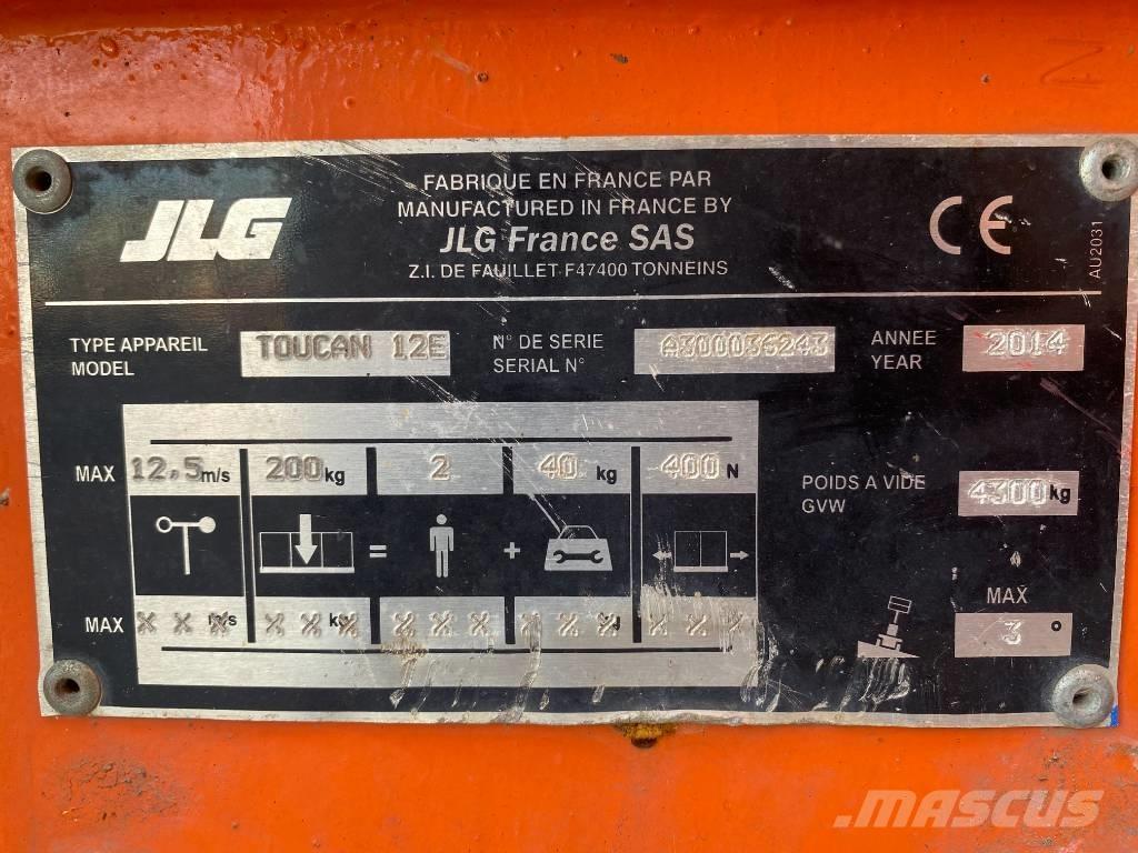 JLG Toucan 12 E Körüklü personel platformları