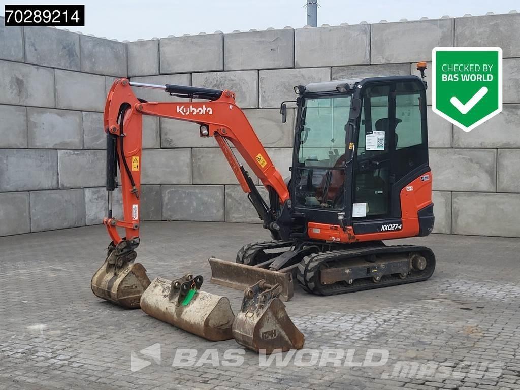 Kubota KX027-4 Mini ekskavatörler, 7 tona dek