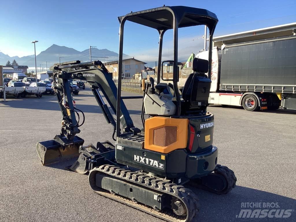 Hyundai HX17Az Mini ekskavatörler, 7 tona dek