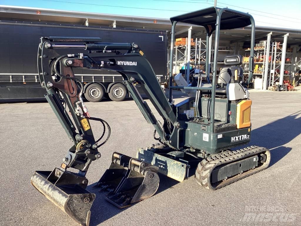 Hyundai HX17Az Mini ekskavatörler, 7 tona dek
