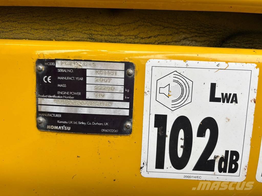 Komatsu PC 210 LC-8 Paletli ekskavatörler