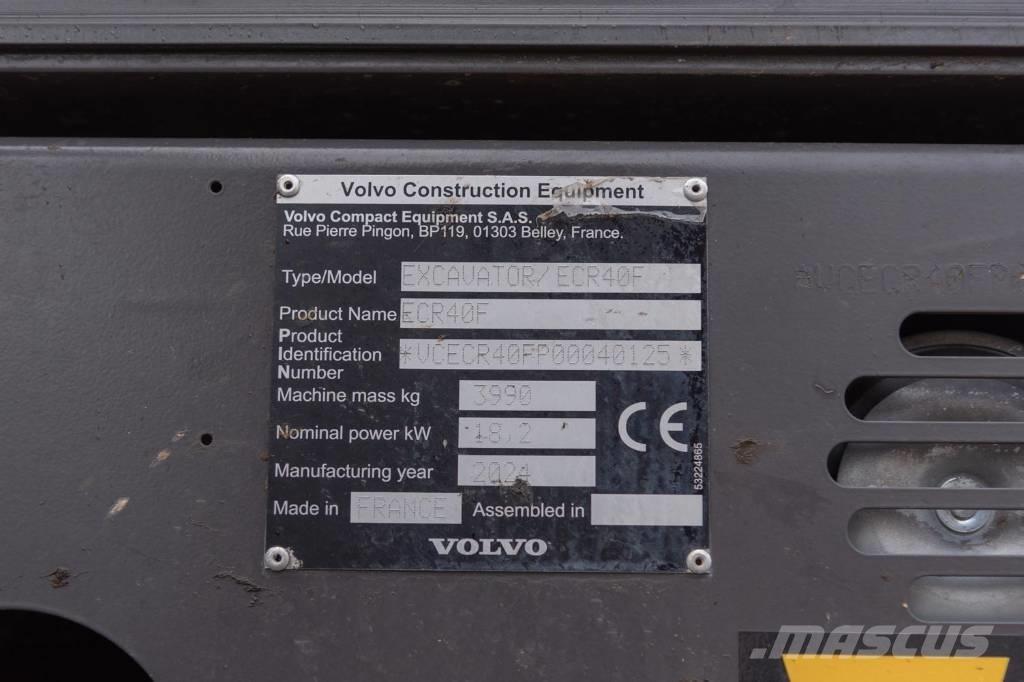 Volvo ECR 40 F Paletli ekskavatörler