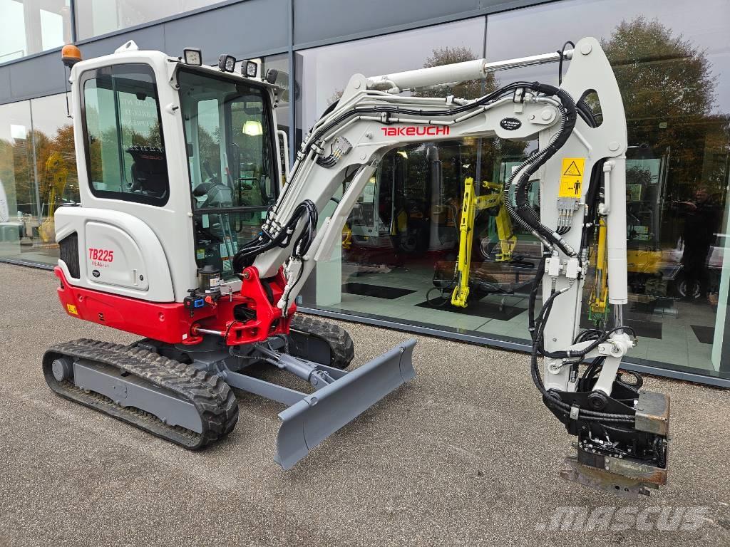 Takeuchi TB 225 Mini ekskavatörler, 7 tona dek