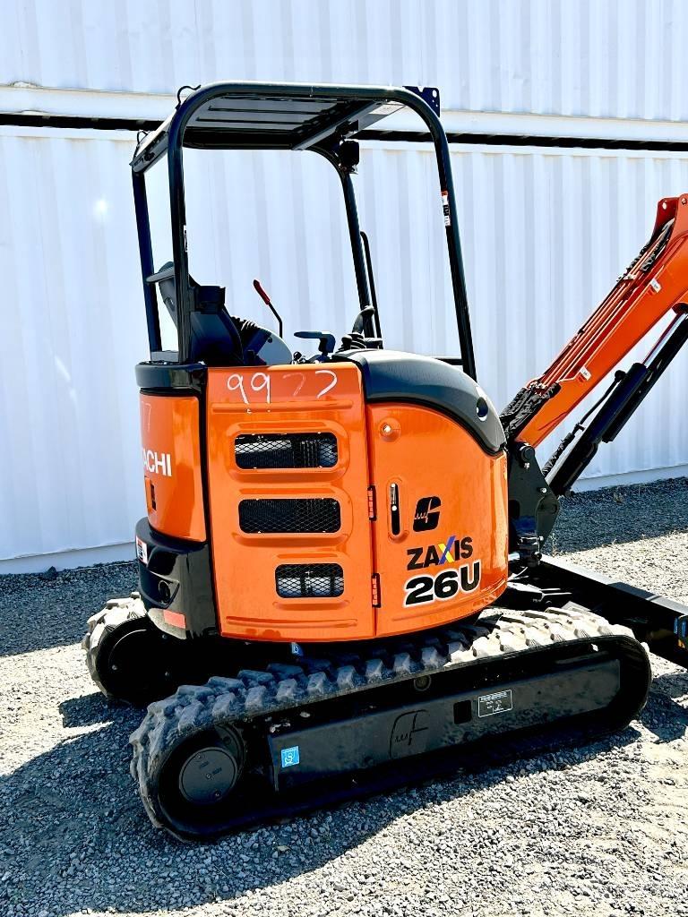 Hitachi ZX26U-5N Mini ekskavatörler, 7 tona dek