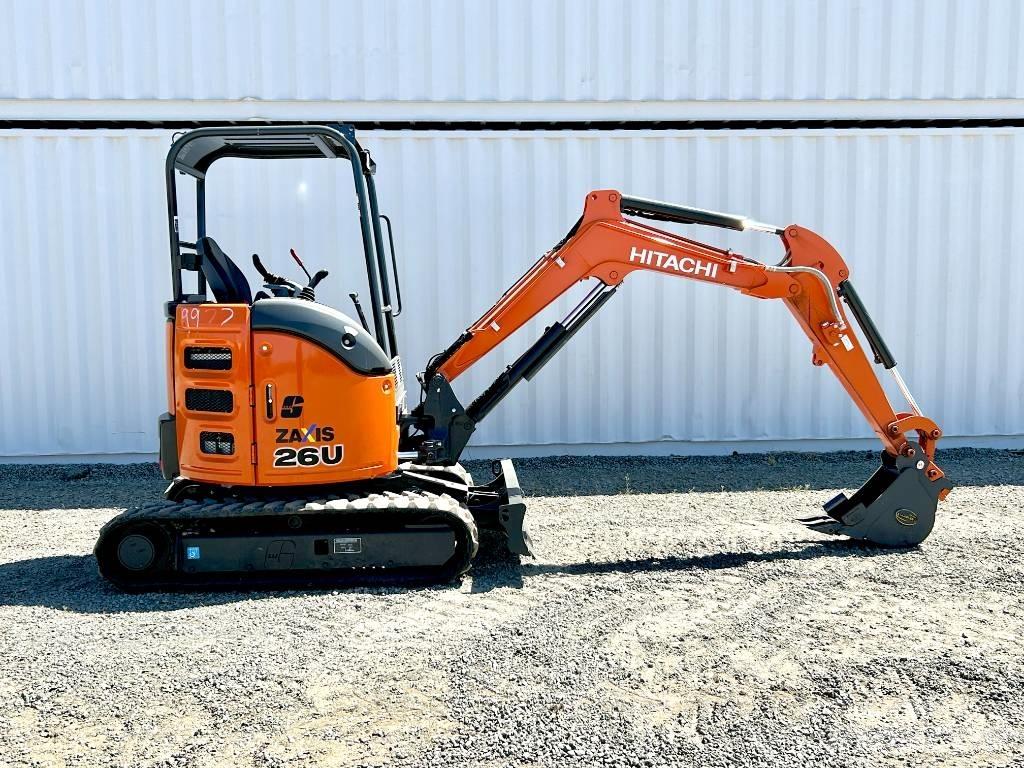 Hitachi ZX26U-5N Mini ekskavatörler, 7 tona dek