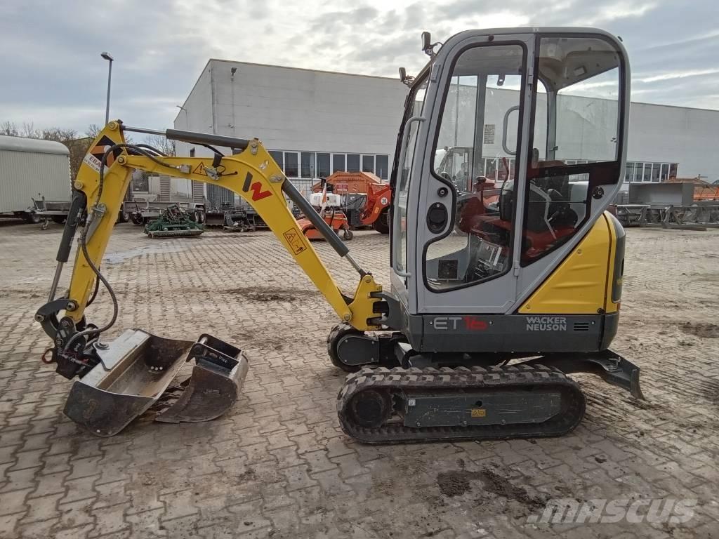 Wacker Neuson ET 16 Mini ekskavatörler, 7 tona dek