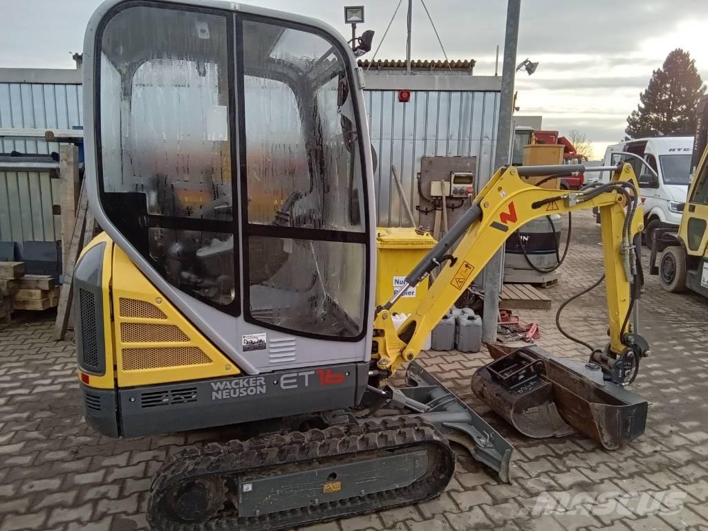 Wacker Neuson ET 16 Mini ekskavatörler, 7 tona dek
