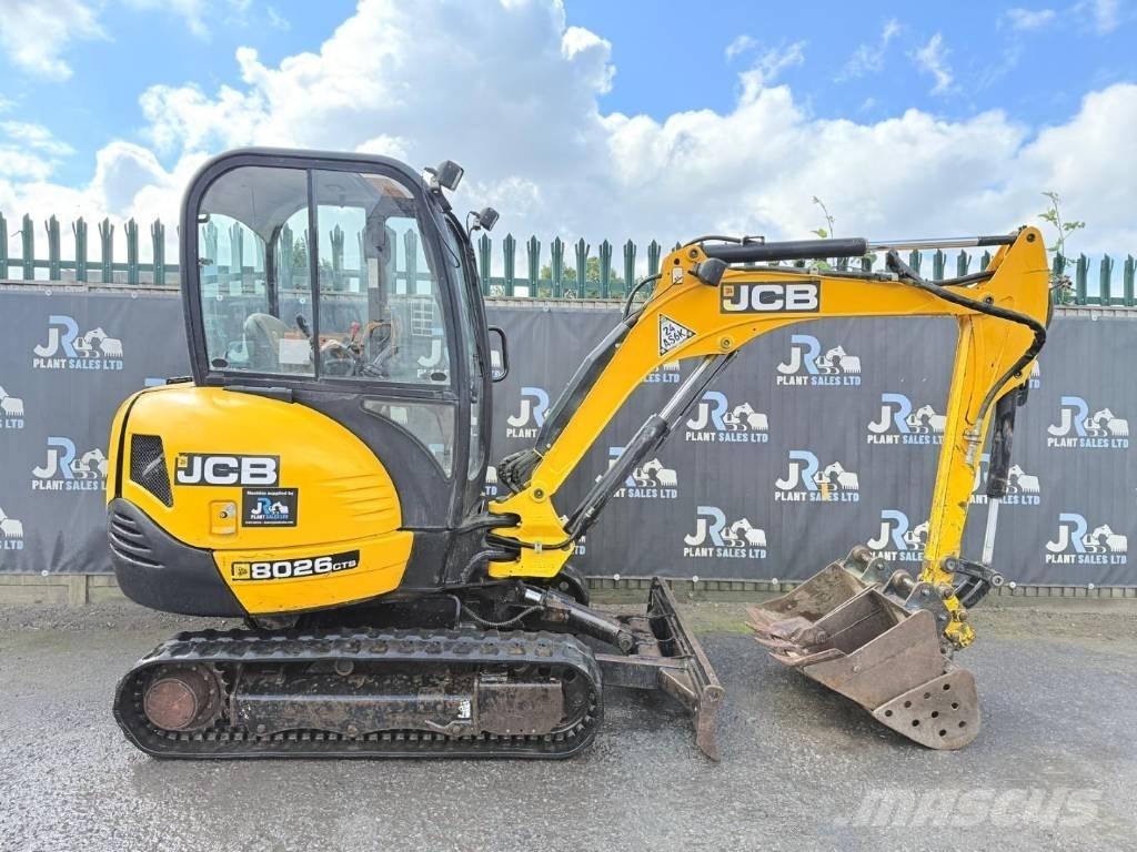 JCB 8026 CTS Mini ekskavatörler, 7 tona dek