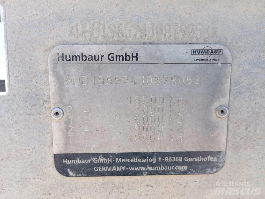 Humbaur WHD 196524 Kapali kasa treylerler