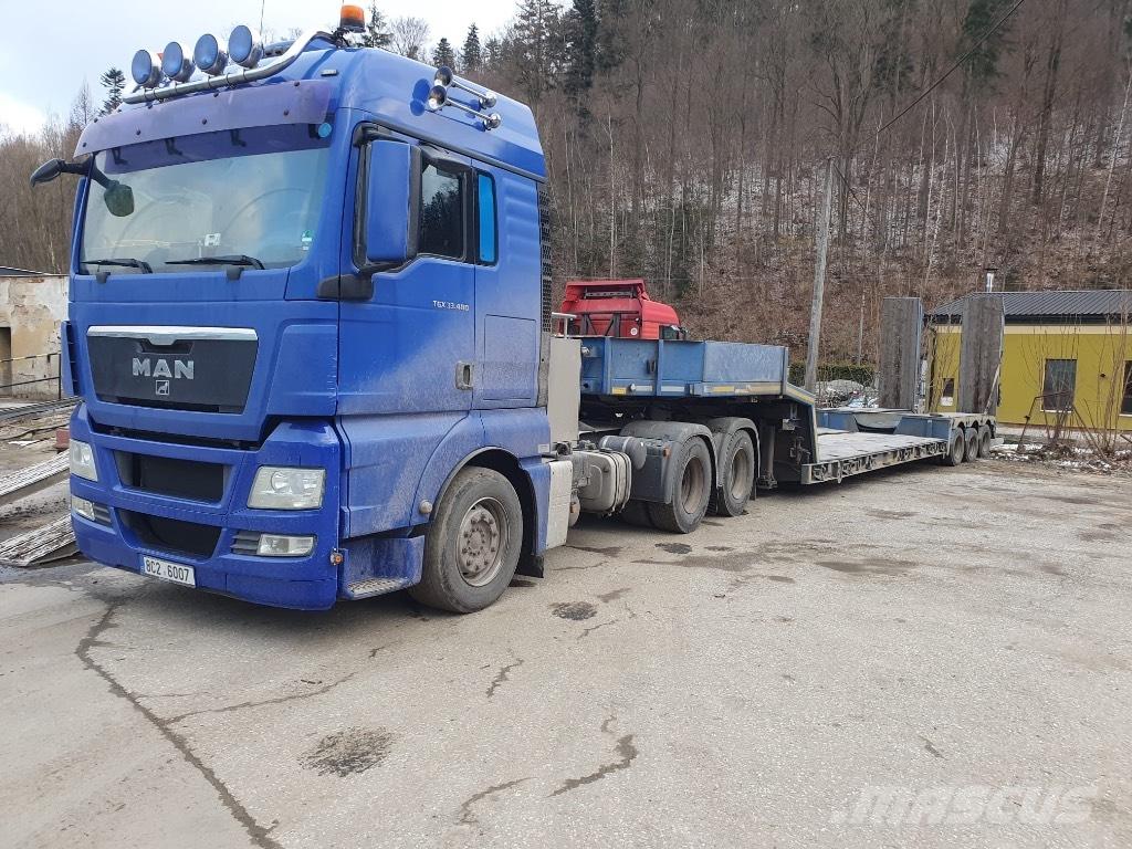 MAN TGX 33.480 Low loader yari çekiciler