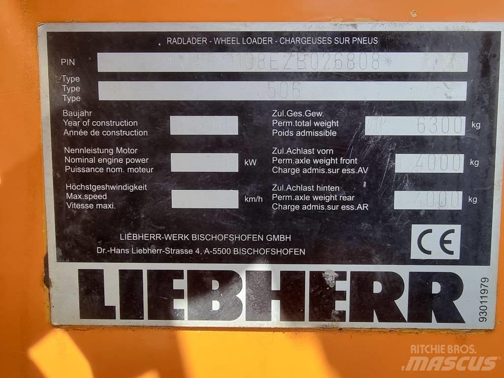 Liebherr L 506 Tekerlekli yükleyiciler