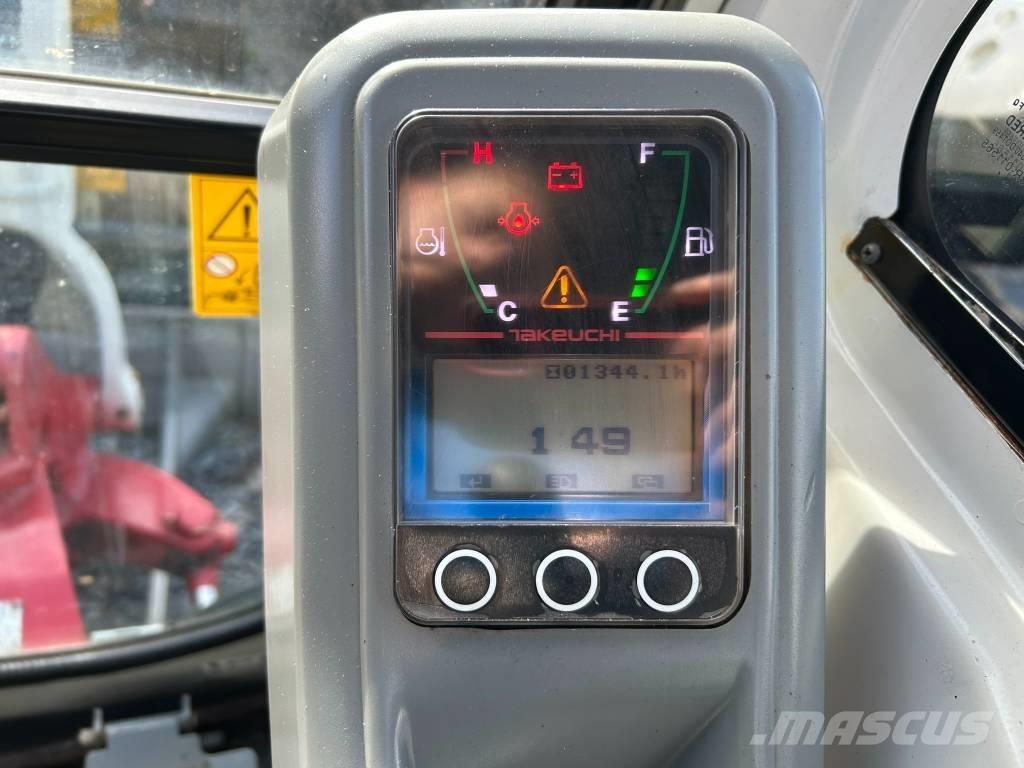 Takeuchi TB 216 Mini ekskavatörler, 7 tona dek