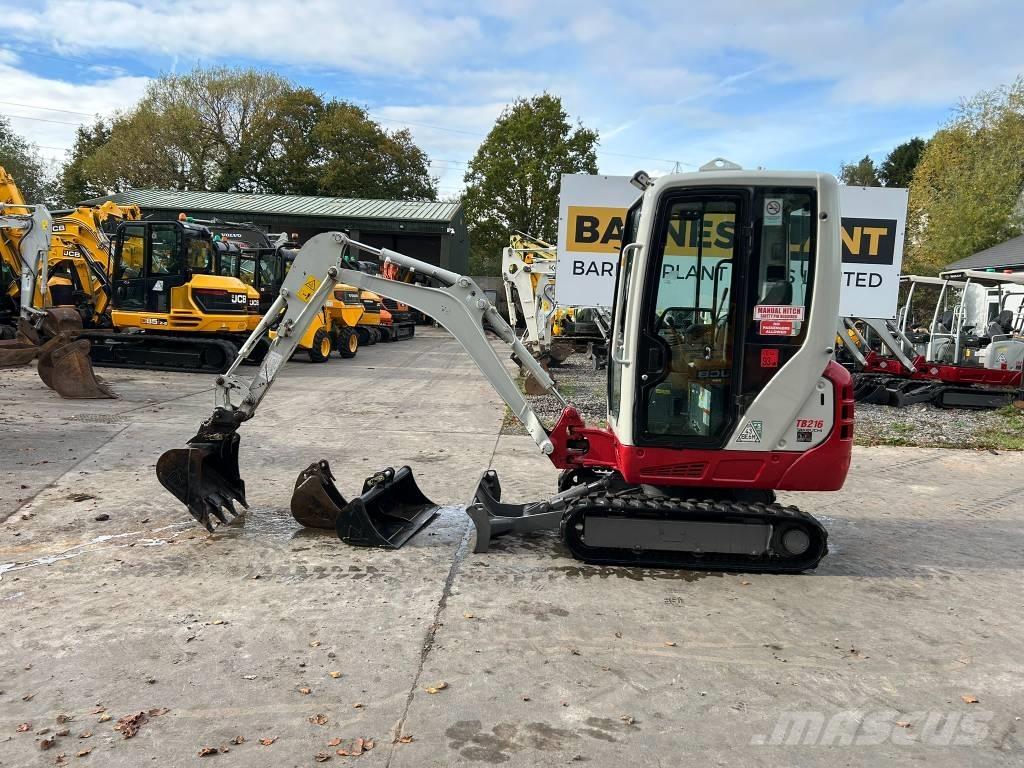 Takeuchi TB 216 Mini ekskavatörler, 7 tona dek