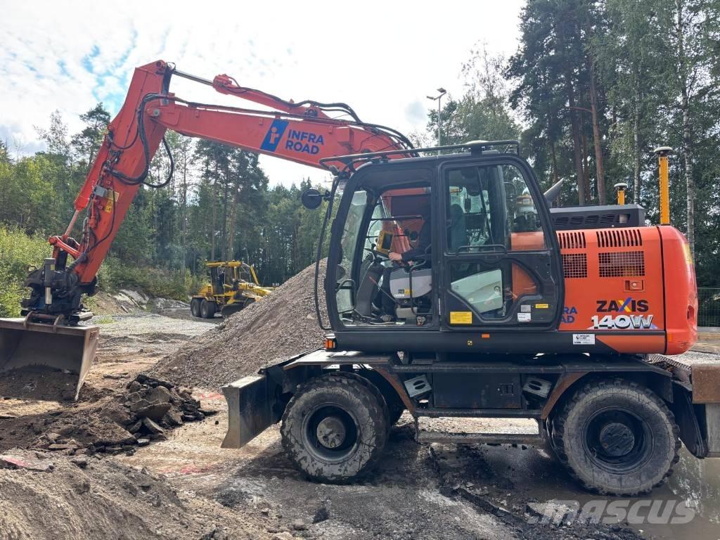 Hitachi ZX 140 W-6 Lastik tekerli ekskavatörler