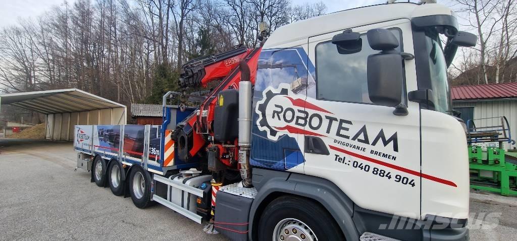 Scania G 490 Araç üzeri vinçler
