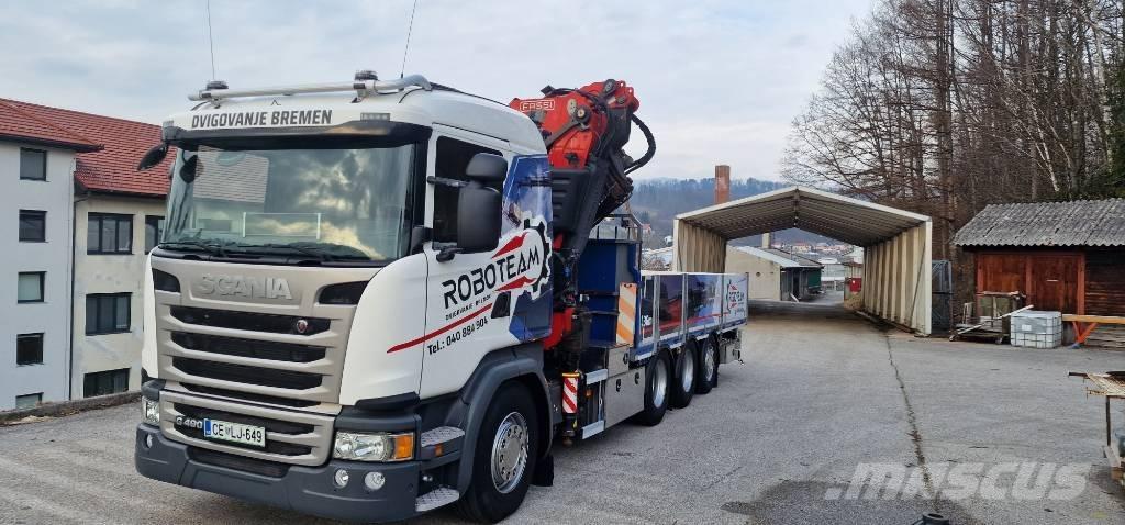 Scania G 490 Araç üzeri vinçler