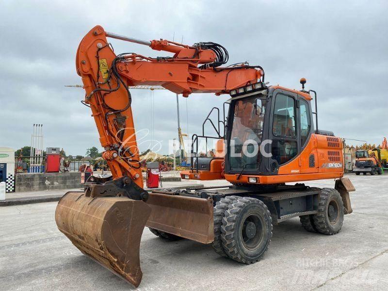 Doosan DX160W Lastik tekerli ekskavatörler
