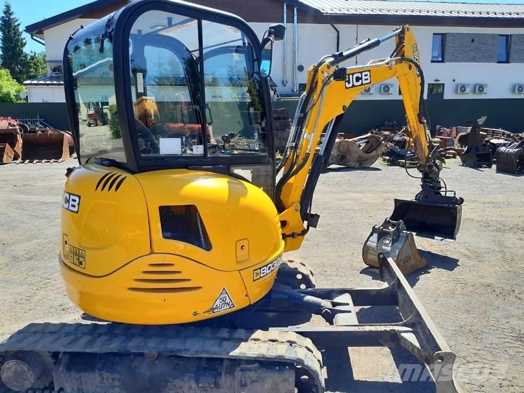JCB 8030 Mini ekskavatörler, 7 tona dek