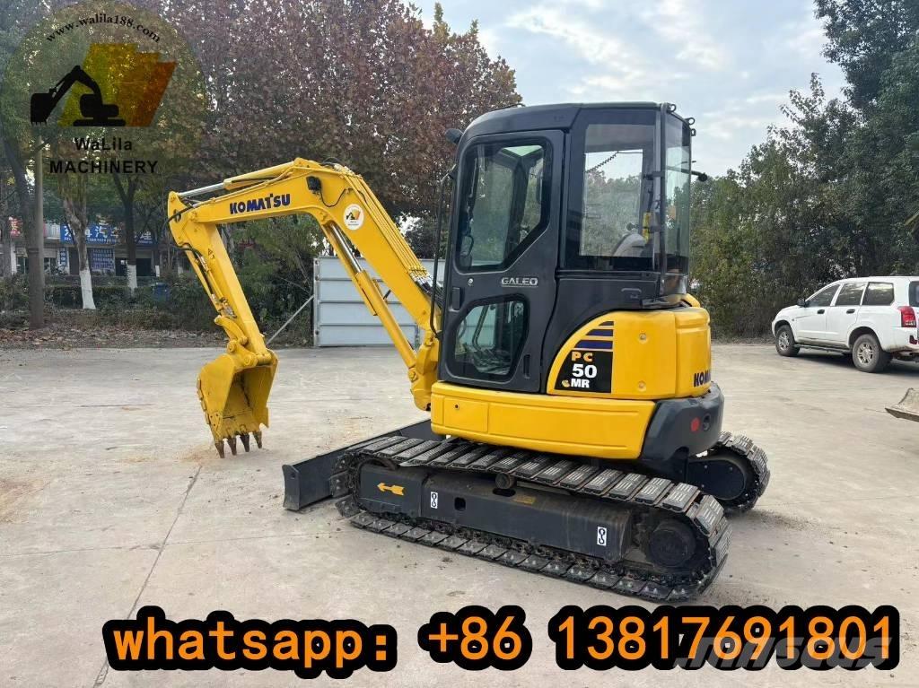 Komatsu PC 50 MR Mini ekskavatörler, 7 tona dek