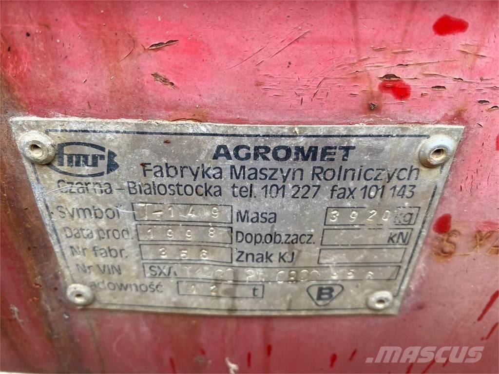Agromet T-149 Damperli römorklari