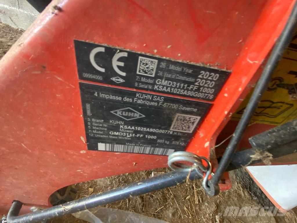 Kuhn GMD 3111 ff Çayir biçme makinalari