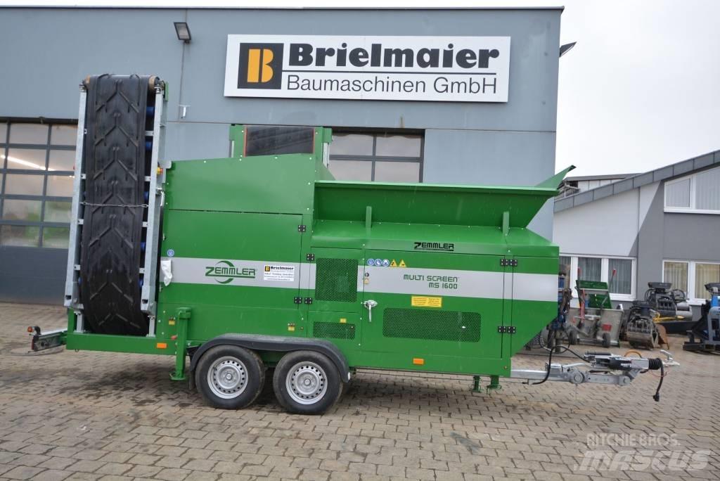 Zemmler MS 1600 Döner elekler