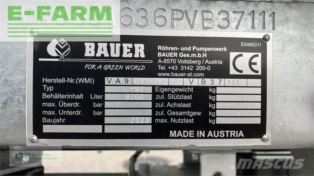 Bauer p 92 Diger gübre uygulama makinalari ve aksesuarlar