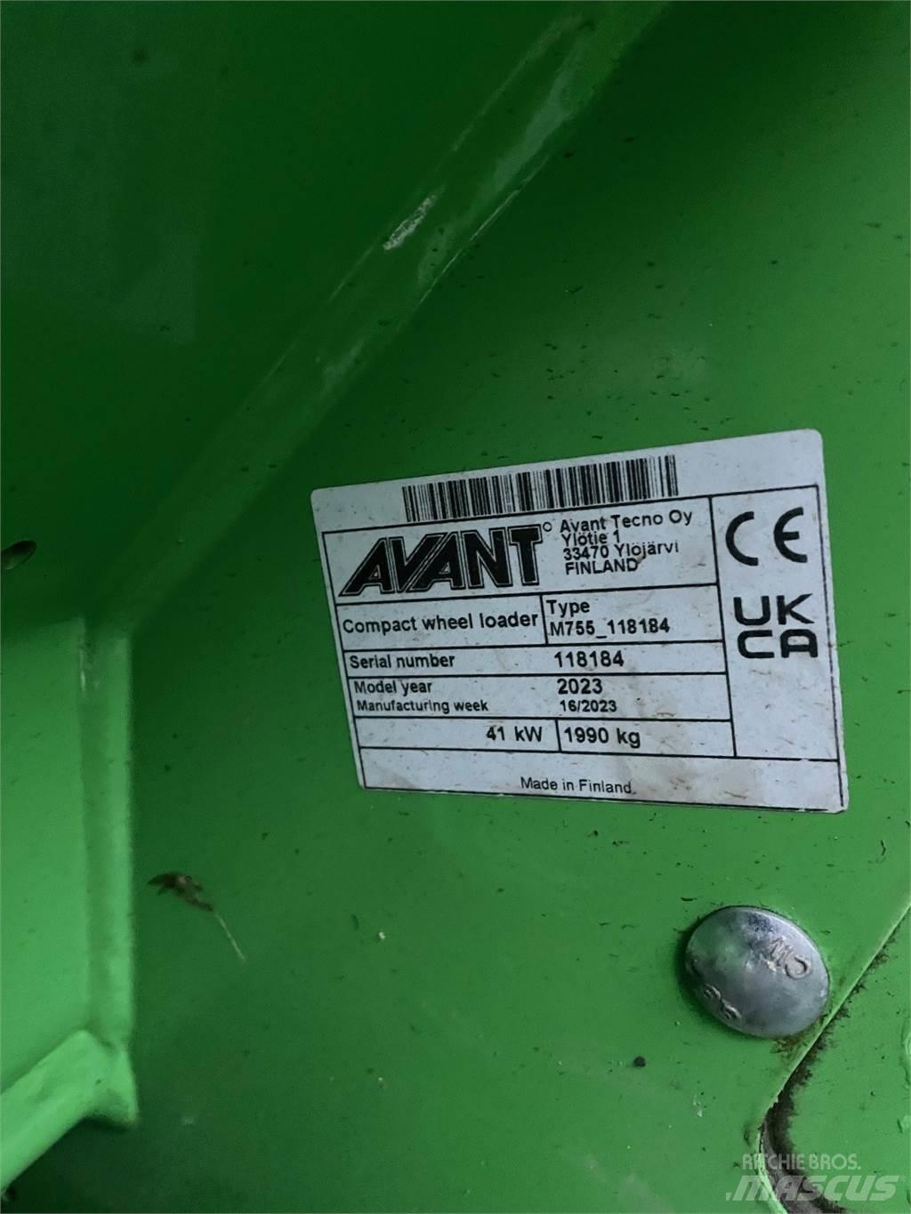 Avant AV 755I Tekerlekli yükleyiciler