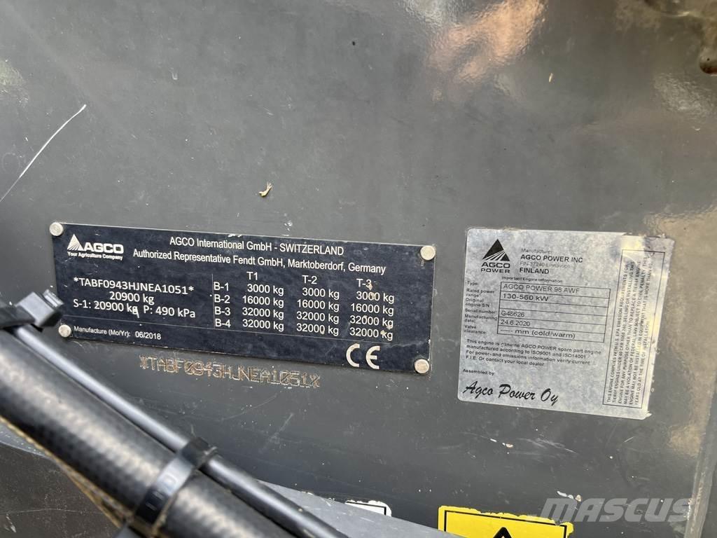 Fendt 943MT Traktörler