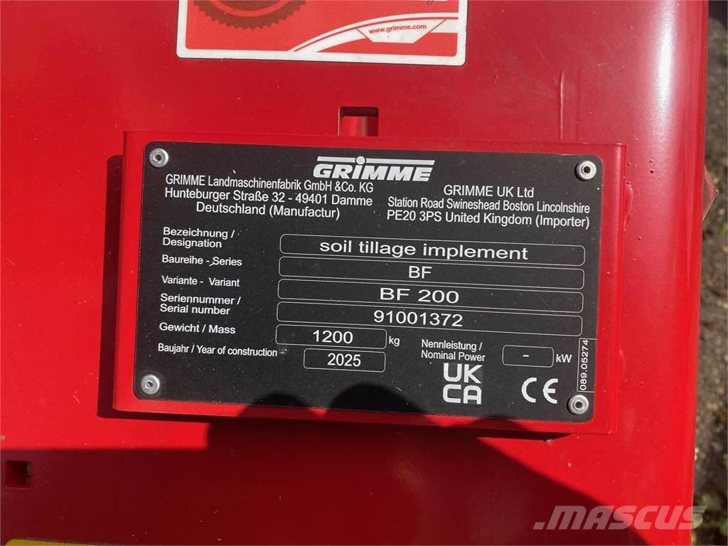Grimme BF200 Diger tarim makinalari