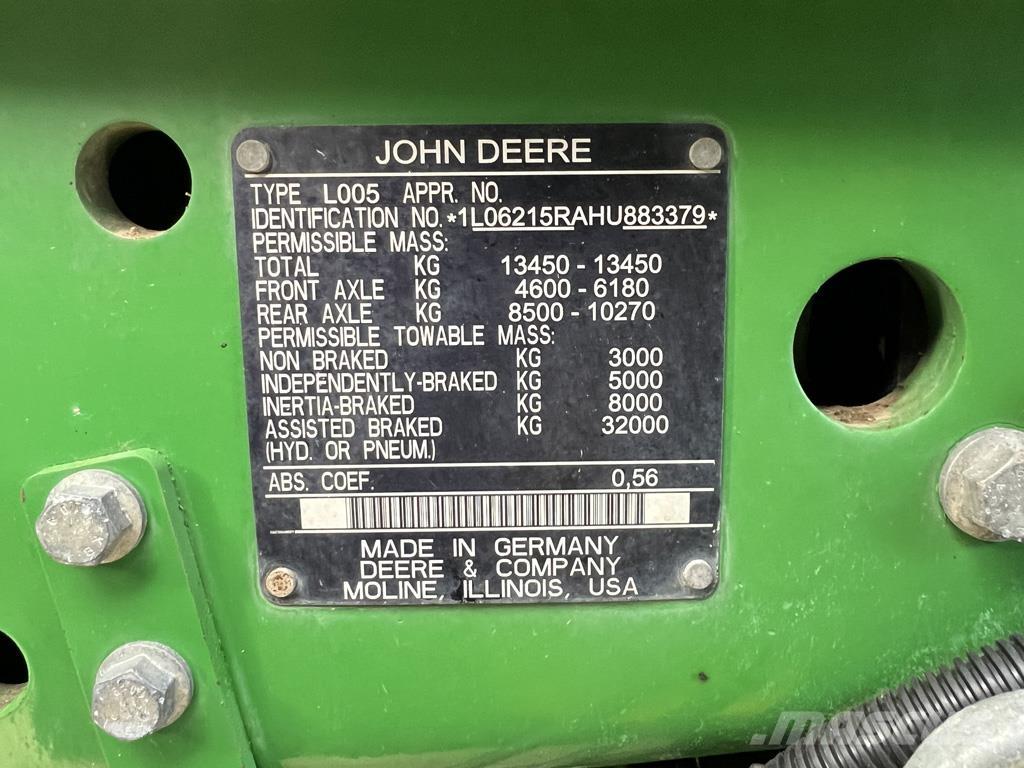 John Deere 6215R Traktörler