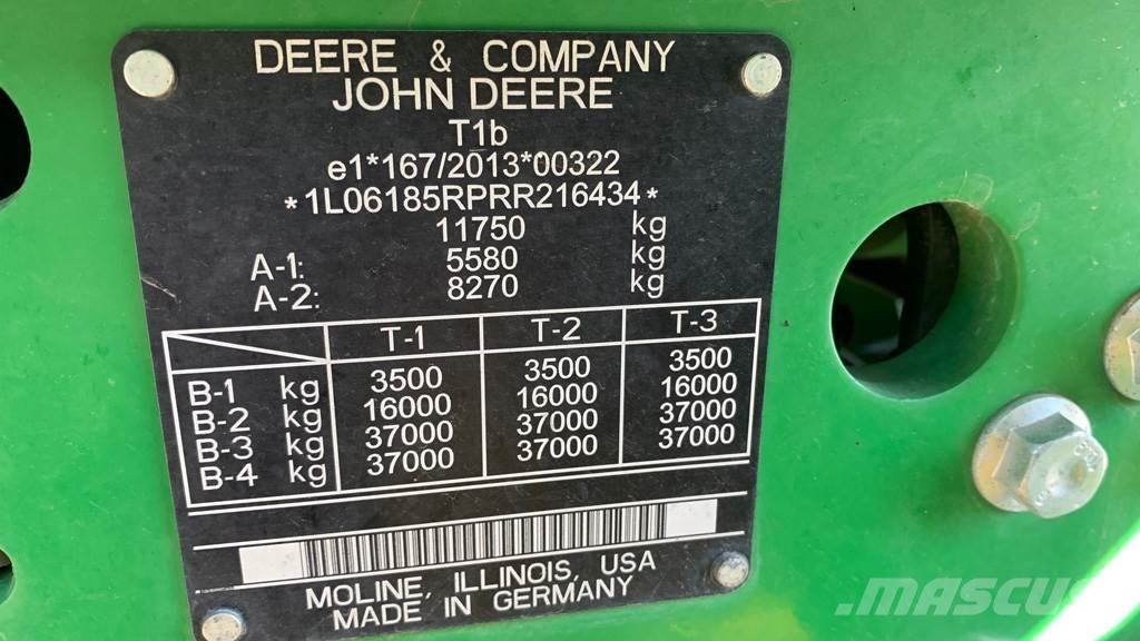 John Deere 6R185 Traktörler
