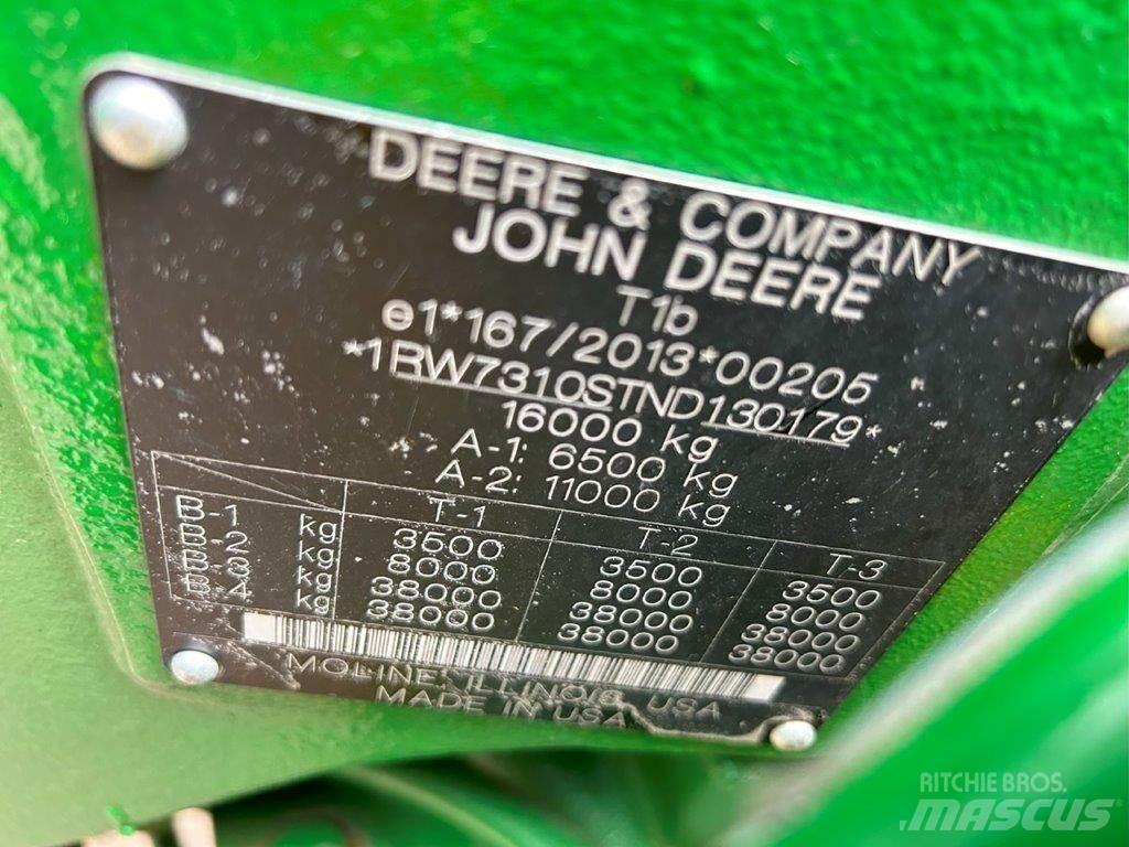 John Deere 7R310 Traktörler