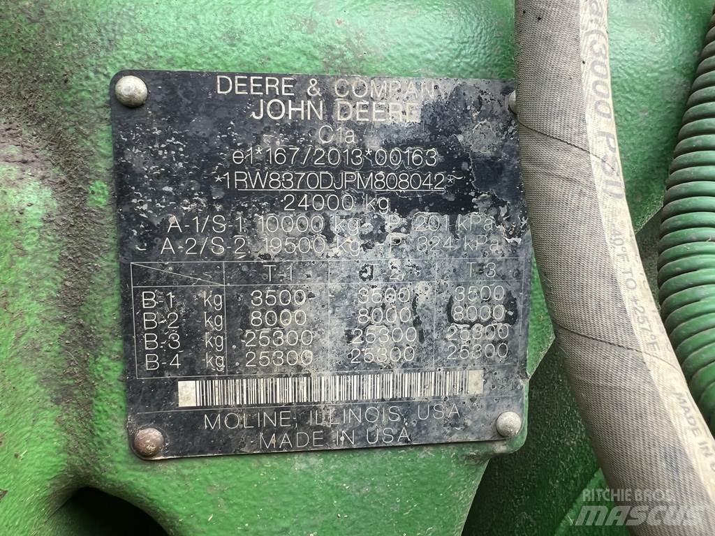 John Deere 8RX370 Traktörler