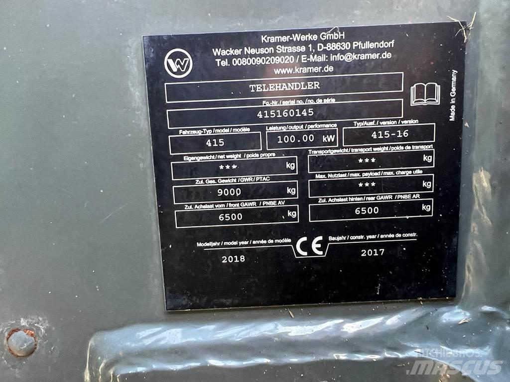 Kramer KT357 Tarimsal teleskopik yükleyiciler