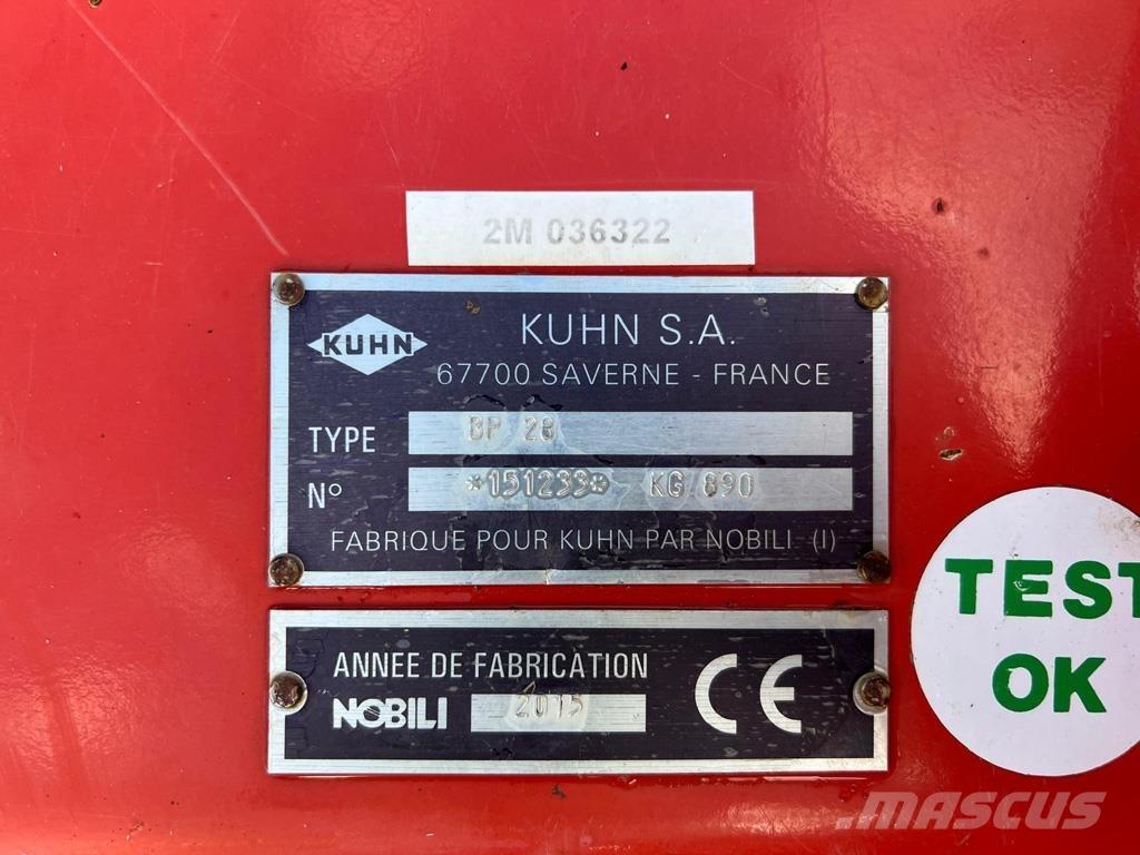 Kuhn BP28 Hasat makineleri