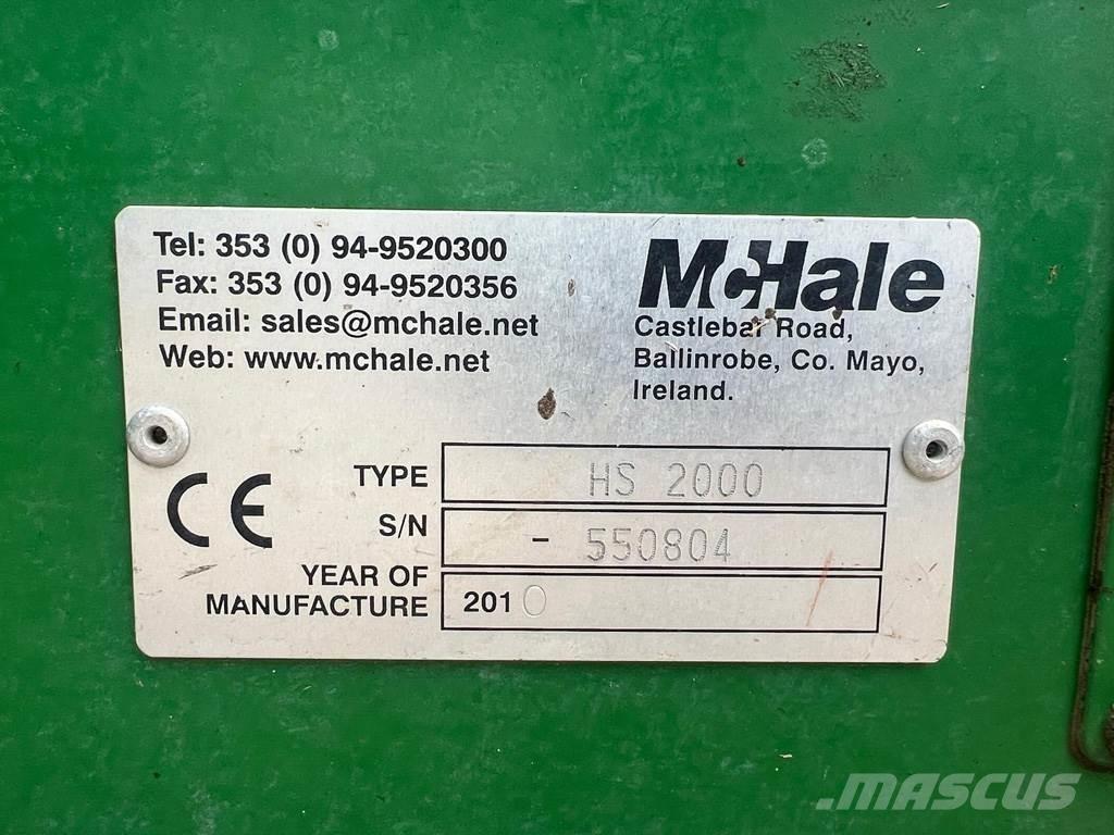 McHale HS2000 Hasat makineleri