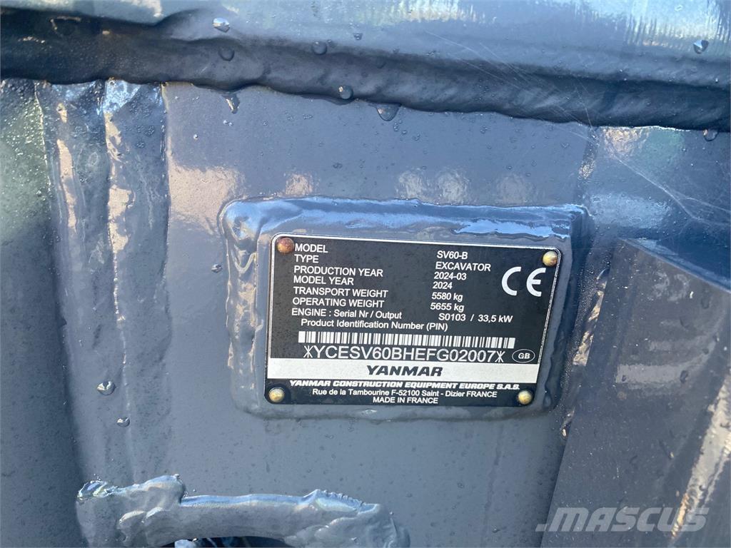Yanmar SV60-B Midi ekskavatörler 7 - 12 t