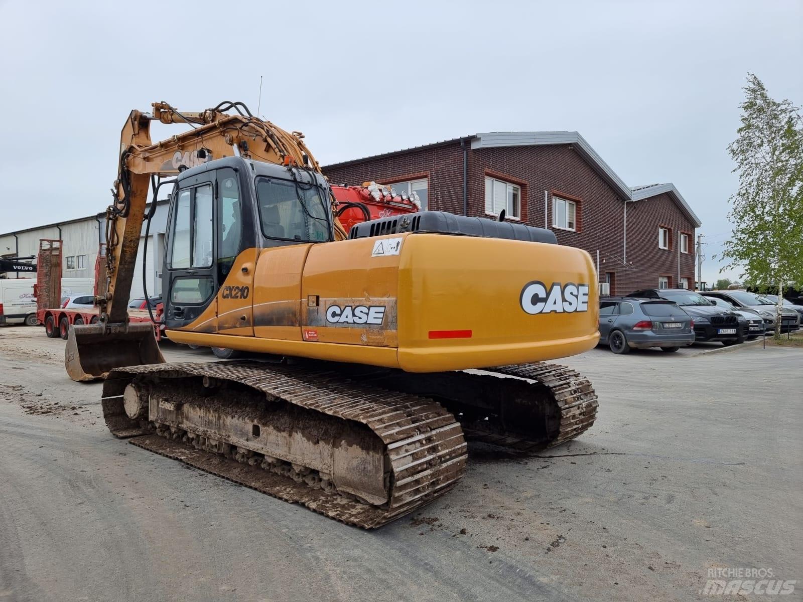 CASE CX 210 LC Paletli ekskavatörler