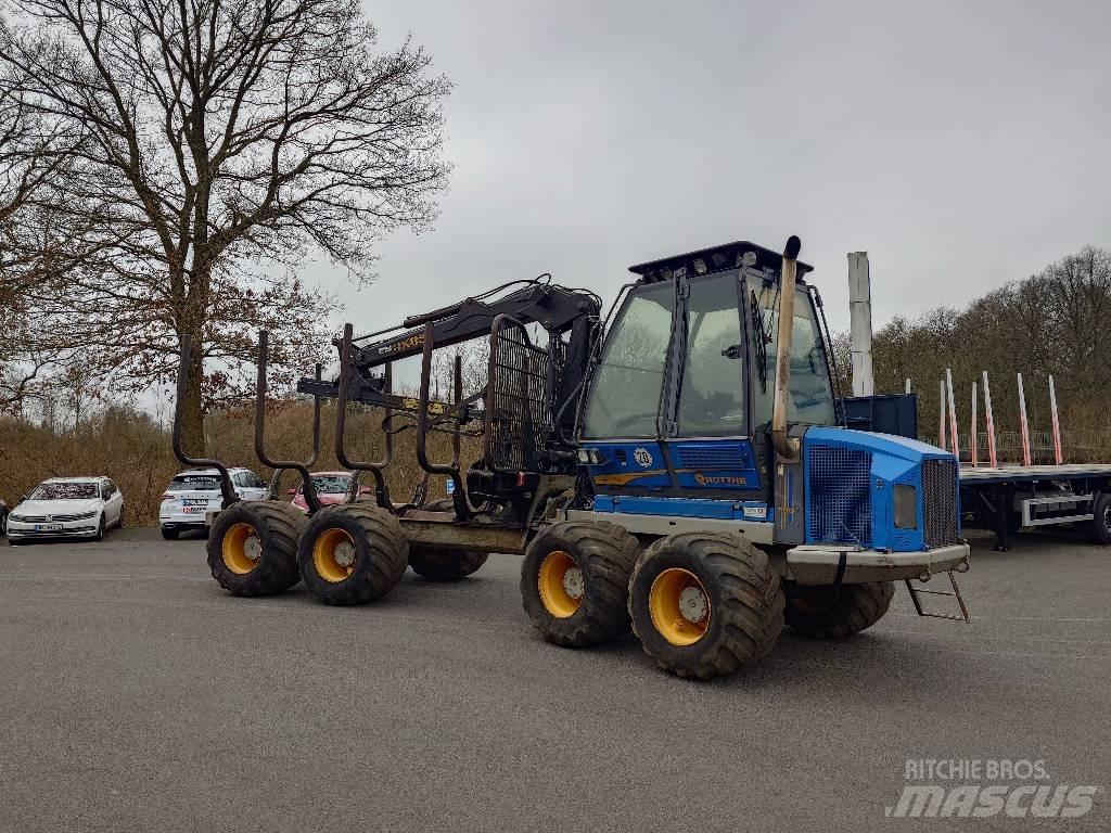 Rottne F10B Tomruk yükleyici traktörler