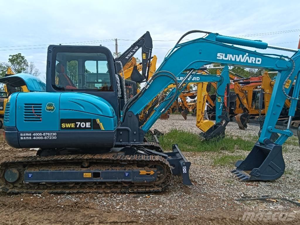Sunward SWE 70E Mini ekskavatörler, 7 tona dek