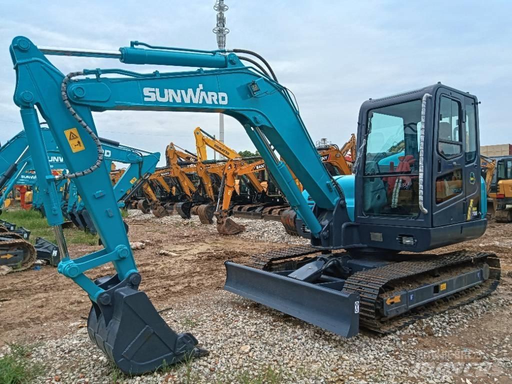 Sunward SWE 70E Mini ekskavatörler, 7 tona dek