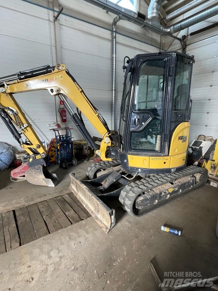 Yanmar Vio 33 Mini ekskavatörler, 7 tona dek
