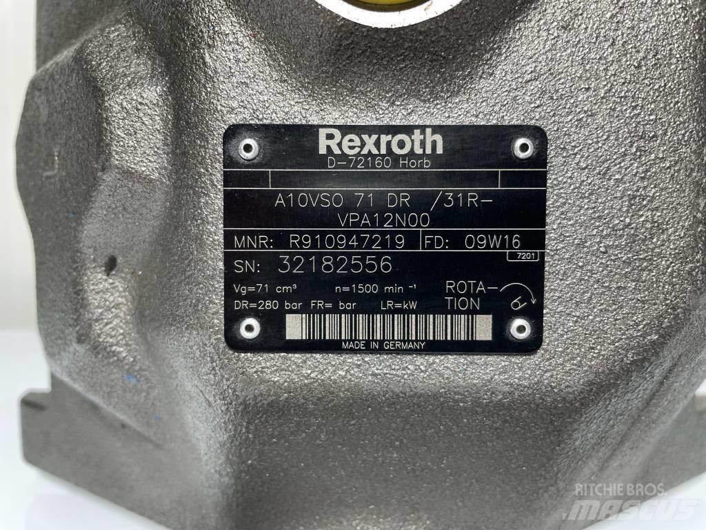 Rexroth A10VSO71DR Hidrolik