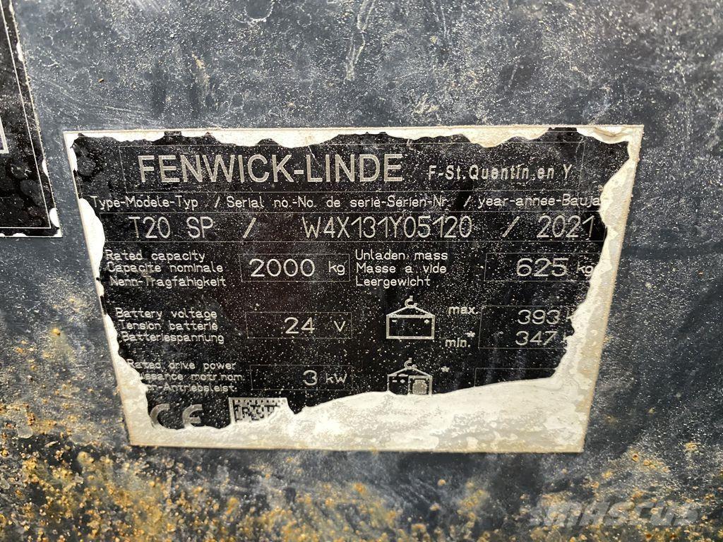 Linde T20SP Düsük seviye platformu