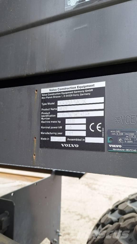 Volvo EWR 170 E Lastik tekerli ekskavatörler