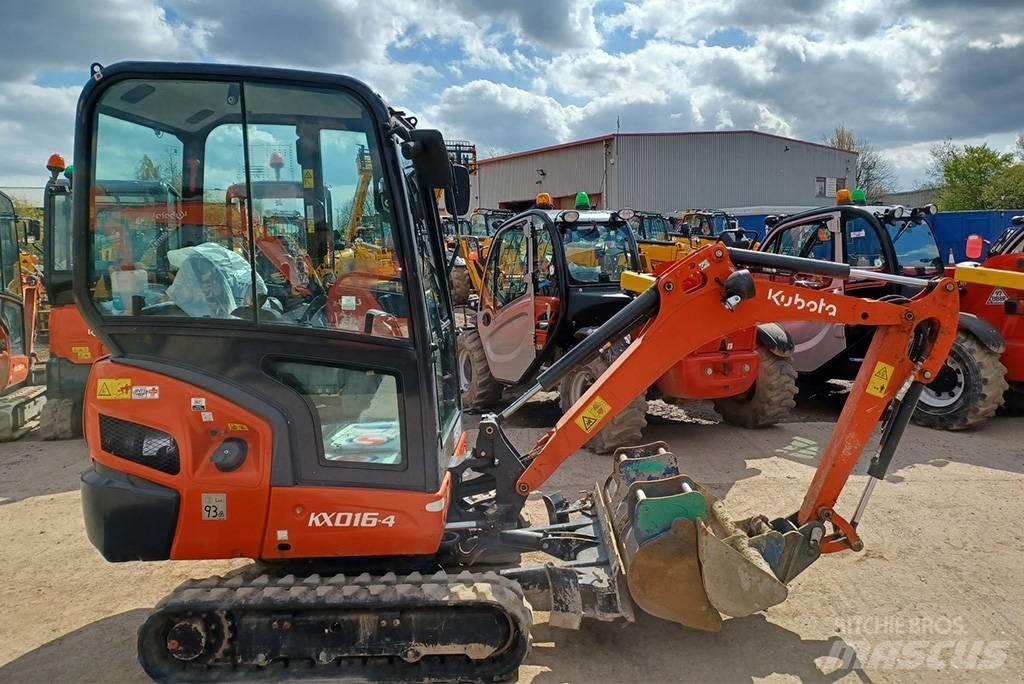 Kubota KX016-4G Mini ekskavatörler, 7 tona dek